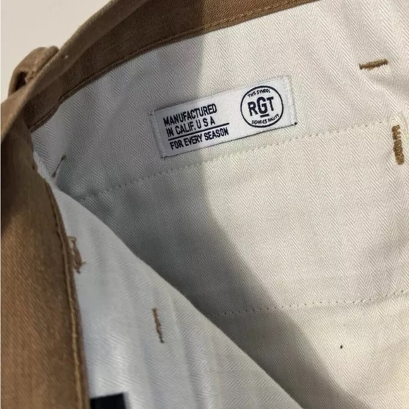 RGT Rogue Khaki Officer Trouser Slim Tapered Pant Size 27x34 Originally195 30x34 - Picture 5 of 12